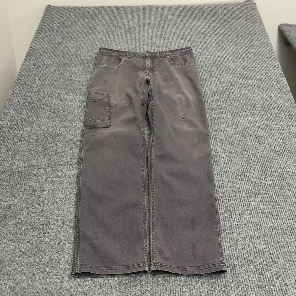 Arborwear Pants Mens 36 Grey Cotton Blend Canvas Utility Workwear Gorpcore